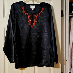 Woman's blouse with beautiful embroidery
